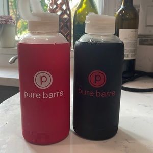 $68 total two pure barre water bottles